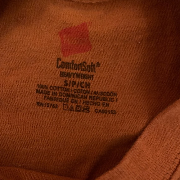 rust orange trader joe’s t-shirt size small - Picture 3 of 4